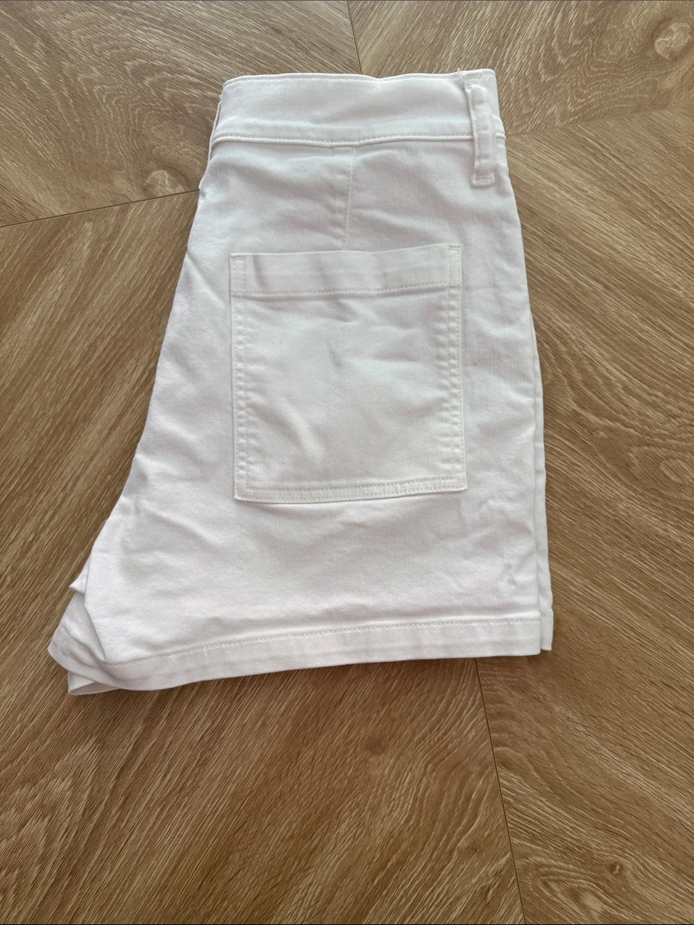 J Crew white denim shorts 28